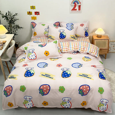 Juego de Cama 4 Piezas Algodón Aloe - Funda Nórdica y Sábanas - Image 13