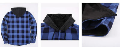 Sudadera Térmica con Capucha y Forro Polar Grueso para Hombre - Image 18
