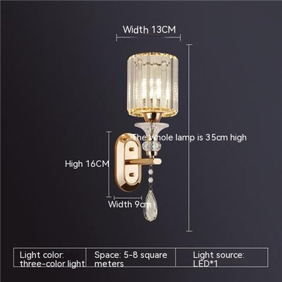 Lámpara de Pared LED Protección Visual Diseño Moderno para Escaleras y Pasillos - Image 6