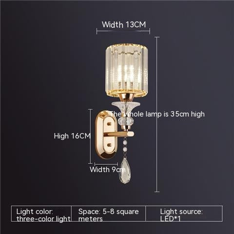 Lámpara de Pared LED Protección Visual Diseño Moderno para Escaleras y Pasillos - Image 6