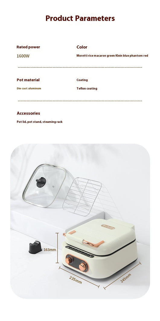 Máquina Multifuncional para Pancakes con Calentamiento Doble Cara - Image 11