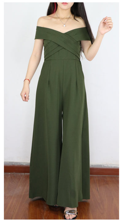 Jumpsuit Asimétrico Elegante de Un Hombro - Image 11