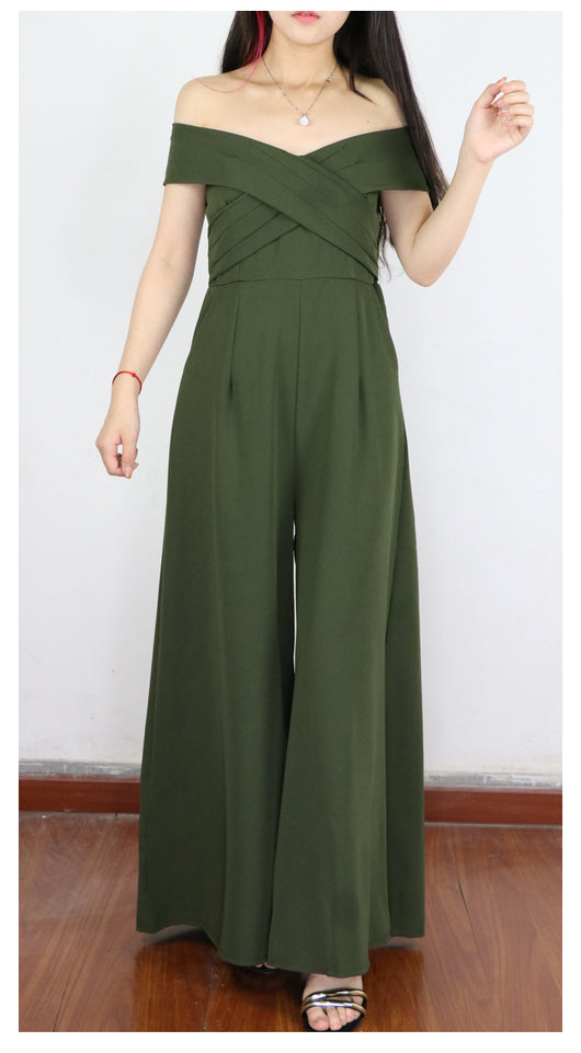Jumpsuit Asimétrico Elegante de Un Hombro - Image 11