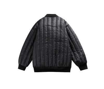 Chaqueta Suelta de Pareja Estilo Japonés a Rayas - Image 11