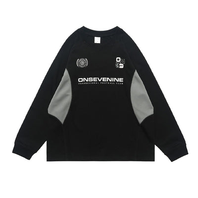 Camiseta Raglan Retro con Costuras Diseño para Hombre Otoño Invierno - Image 6