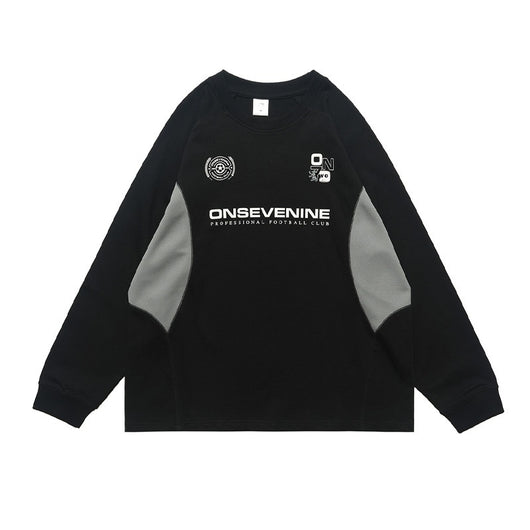 Camiseta Raglan Retro con Costuras Diseño para Hombre Otoño Invierno - Image 6