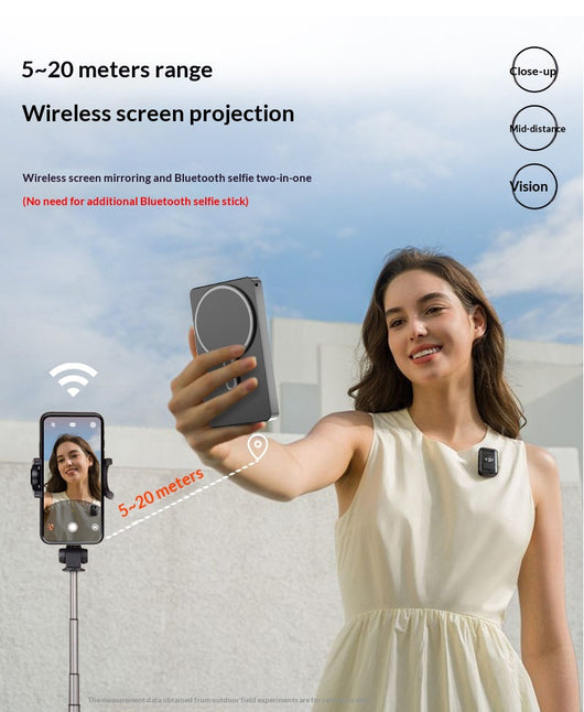 Soporte Magnético para Celular con Pantalla Espejo para Selfies - Image 18