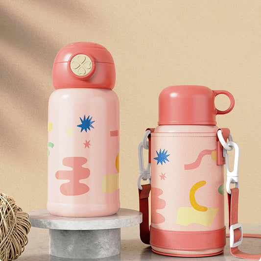 Botella Térmica Infantil 500ML con Pajita y Caja de Regalo - Image 2