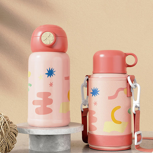 Botella Térmica Infantil 500ML con Pajita y Caja de Regalo - Image 2
