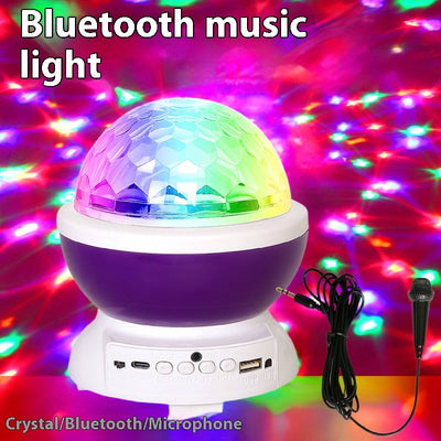 Karaoke Inalámbrico Bluetooth con Subwoofer y Luces Giratorias - Image 2