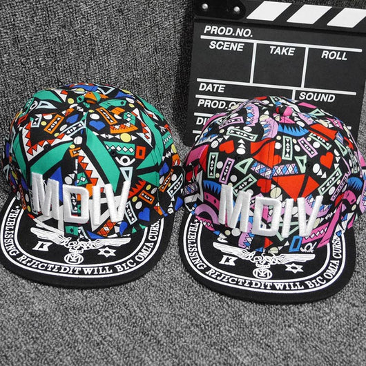 Gorra de Béisbol Infantil Hip-hop con Bordado de Ribete Plano - Image 3