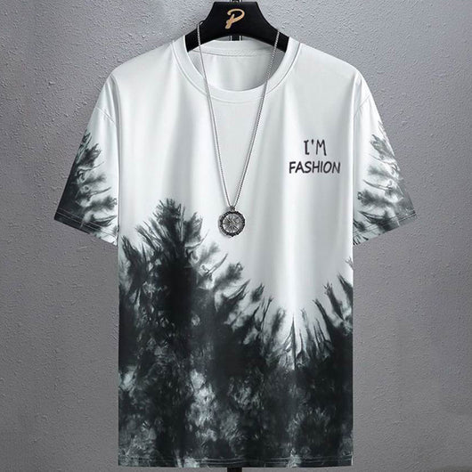 Camiseta Casual Versátil con Gradiente y Manga Media - Image 14