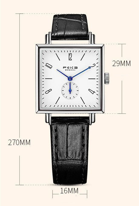 Reloj de Cuarzo Minimalista Unisex con Diseño Cuadrado - Image 8