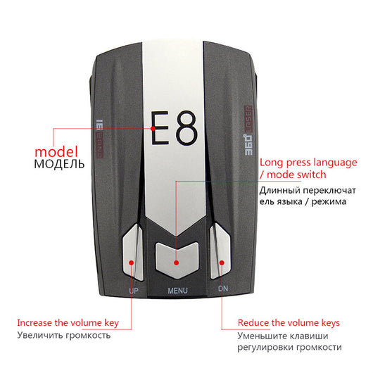 Detector de Velocidad Electrónico E8 para Automóviles - Image 4