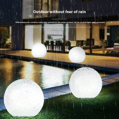 Lámpara Esférica de Patio Impermeable para Exteriores - Image 4