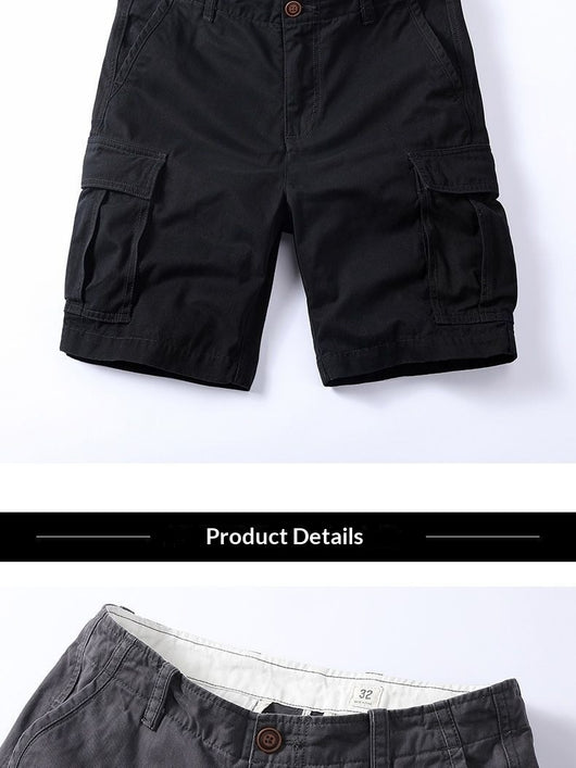 Pantalones Cargo Retro Holgados para Hombre con Múltiples Bolsillos - Image 12