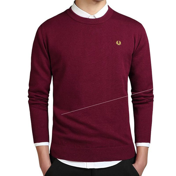 Suéter de Algodón Tejido para Hombre - Jersey Clásico y Versátil