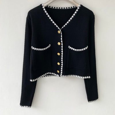 Cardigan Holgado Estilo Universitario para Mujer - Image 50