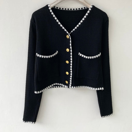 Cardigan Holgado Estilo Universitario para Mujer - Image 50