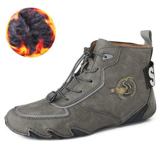 Botas Dr Martens Altas para Hombre Talla Grande - Cuero con Forro Térmico - Image 8