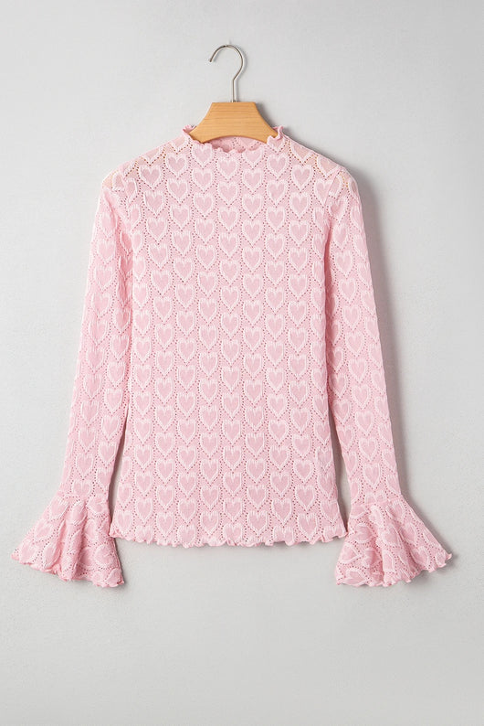 Blusa Ajustada de Cuello Alto y Manga Larga para Mujer - Image 7