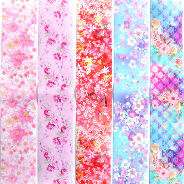 Stickers de Uñas Diseño Estrellas Flores - Colección San Valentín