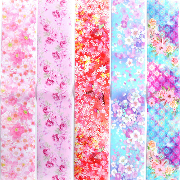 Stickers de Uñas Diseño Estrellas Flores - Colección San Valentín