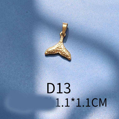 Dije Estrella de Mar Luna en Acero Titanio - Image 17