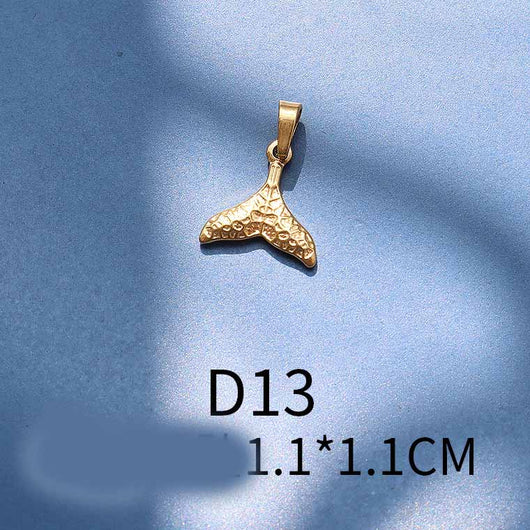 Dije Estrella de Mar Luna en Acero Titanio - Image 17
