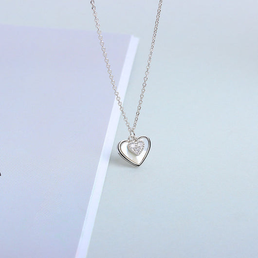 Collar de Plata Esterlina S925 Concha del Amor para Mujer - Image 14
