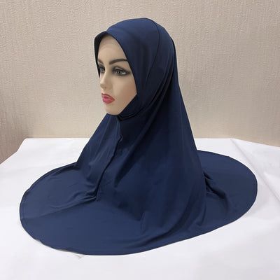 Turbante Ligero de Gasa Malaya - Pañuelo Multiuso en Colores Sólidos - Image 3