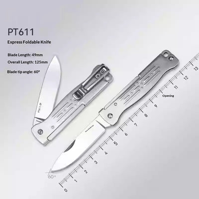 Navaja de Bolsillo Sueca Swedwood Steel - Compacta, Plegable y Ultra Afilada