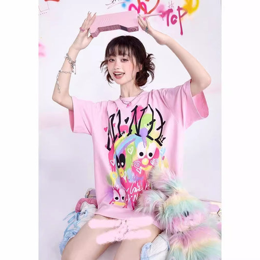 Remera Urbana de Graffiti Hip-hop para Mujer - Image 2