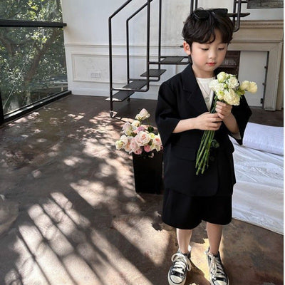 Traje Casual de Manga Corta para Niños - Image 2