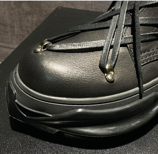 Botas Altas de Cuero Genuino con Plataforma para Hombre - Image 12