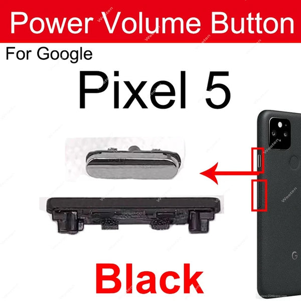 Botón Lateral de Repuesto para Google Pixel 6, 6 Pro, 7, 7 Pro y 4XL
