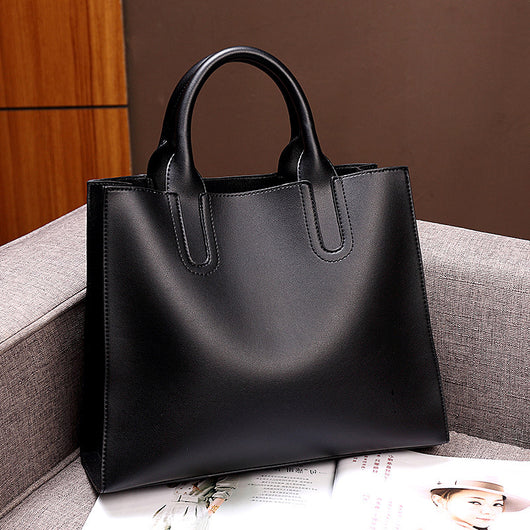 Bolso de Cuero Genuino Gran Capacidad Bandolera para Mujer - Image 11