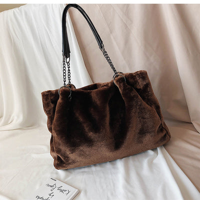 Bolso de Hombro Tote con Cadena - Gran Capacidad y Estilo - Image 12