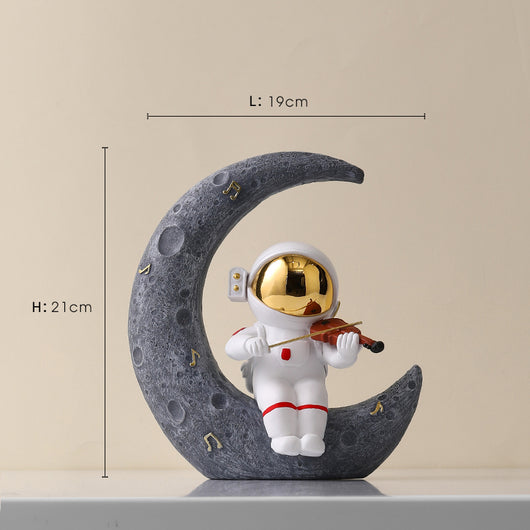 Figuras Decorativas Nórdicas de Astronauta en Resina - Image 10