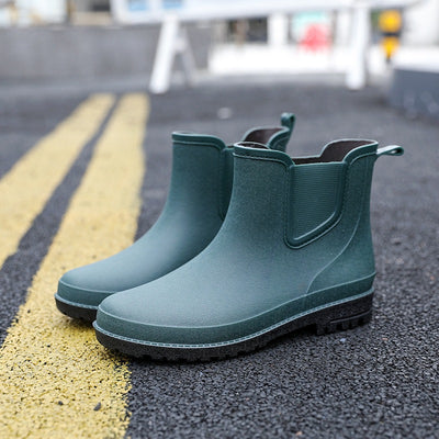 Botas Impermeables Cortas para Hombre - Calzado para Lluvia Otoño Invierno - Image 3