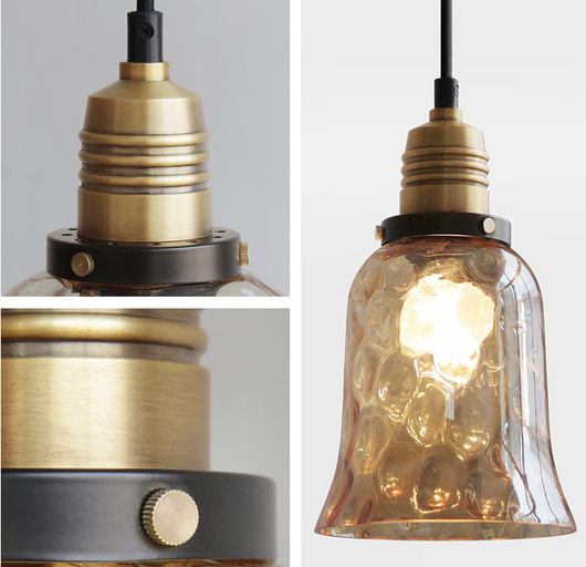 Lámpara Colgante Retro Industrial para Dormitorio - Image 8
