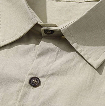 Camisa de Trabajo Retro Japonesa Khaki Manga Corta - Image 4