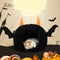 Nido Acogedor para Mascotas Diablillo Halloween - Felpa Cerrada y Cálida
