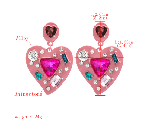 Aretes de Corazón para Mujer - Image 4