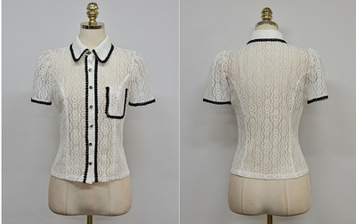 Conjunto Elegante: Blusa de Volantes y Falda Cintura Alta - Image 15