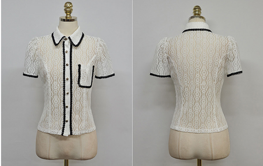 Conjunto Elegante: Blusa de Volantes y Falda Cintura Alta - Image 15