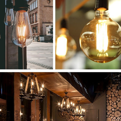 Bombilla Led Filamento Edison E27 Luz Cálida Tungsteno