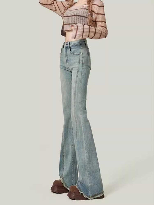 Jeans Retro Acampanados para Mujer - Estilo Clásico Americano - Image 17