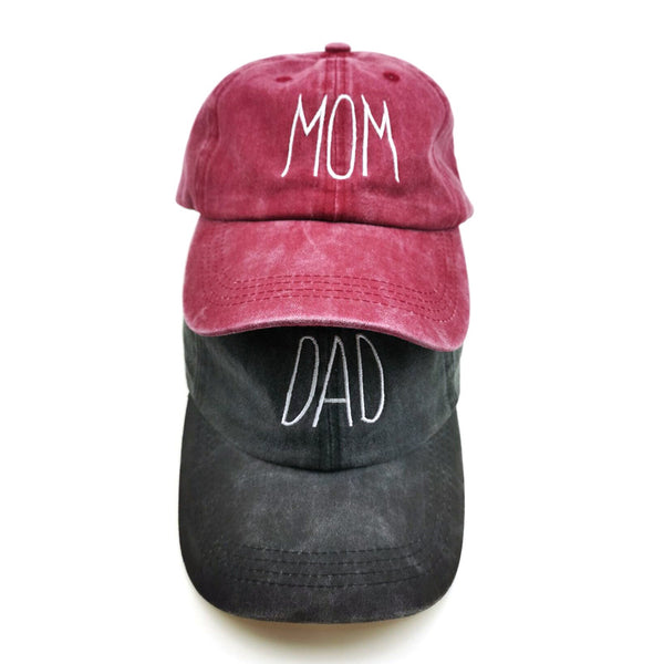 Gorra de Béisbol de Algodón Lavado con Bordado
