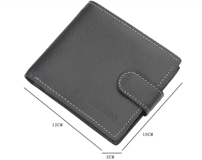 Billetera Corta Retro con Hebilla Multifuncional para Hombre - Image 11